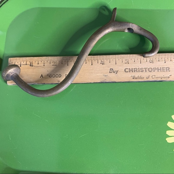 Brass Coat Hook - Picture 5 of 6